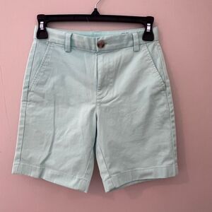Vineyard Vines Kids Mint‎ Green Cotton Chino Shorts Summer Preppy Beach Size 8